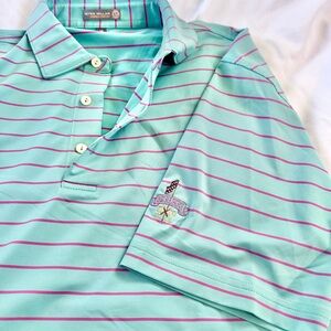 SOLD The Foundry, Peter Millar Summer Comfort, Men’s Med Golf Polo, Excellent